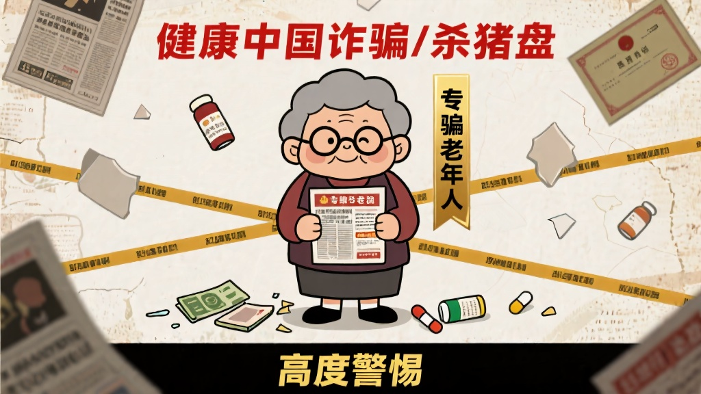 健康中国诈骗杀猪盘,专骗老年人,高度警惕-一洼田