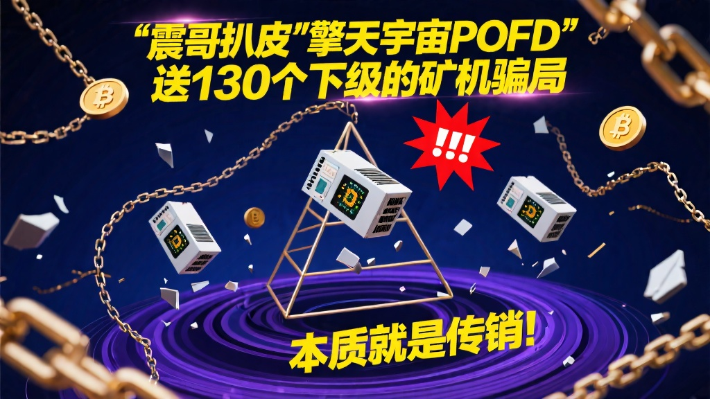 扒皮“擎天宇宙POFD”:送130个下级的矿机骗局,本质就是传销!-一洼田