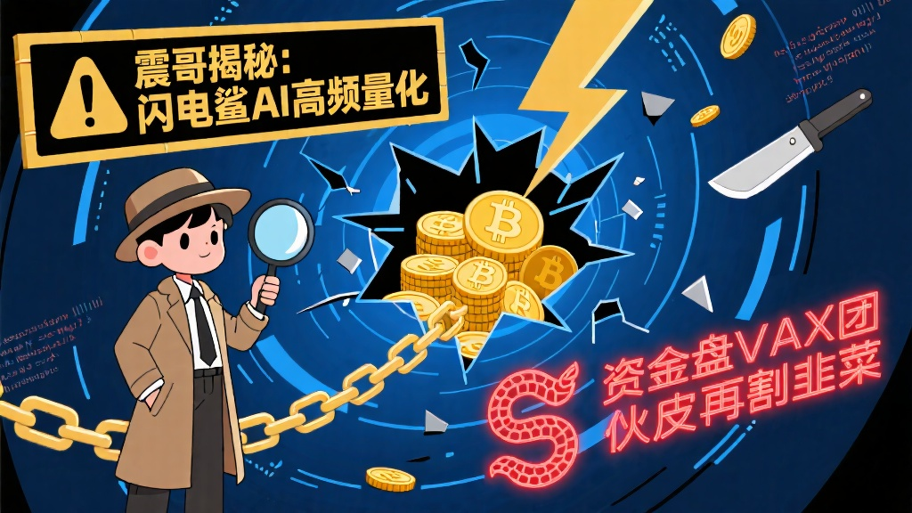 揭秘:闪电鲨AI高频量化资金盘,VAX团伙换皮再割韭菜!-一洼田
