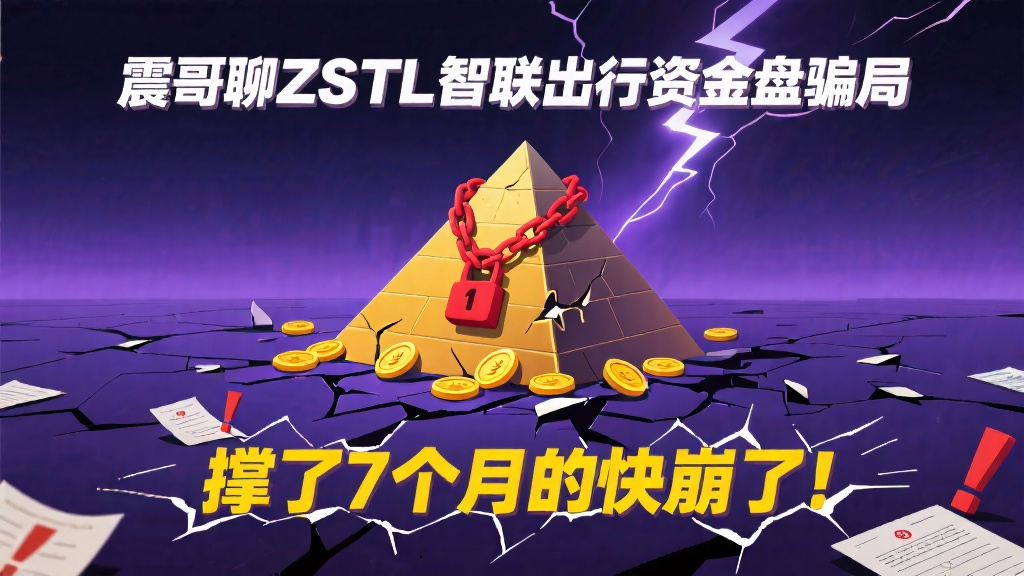 聊ZSTL智联出行资金盘骗局，撑了7个月的快崩了！-一洼田
