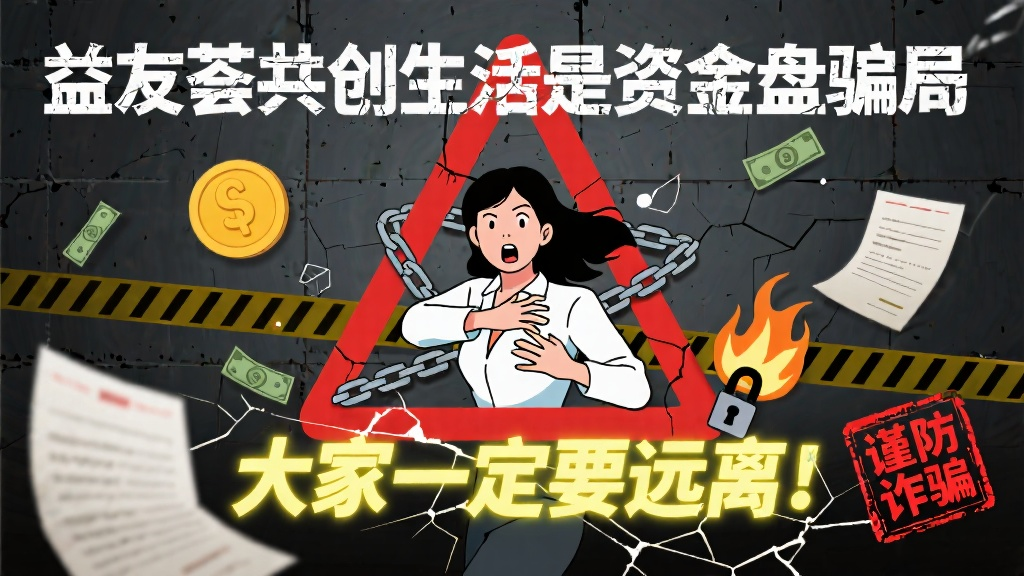 益友荟共创生活是资金盘骗局，大家一定要远离，谨防诈骗-一洼田