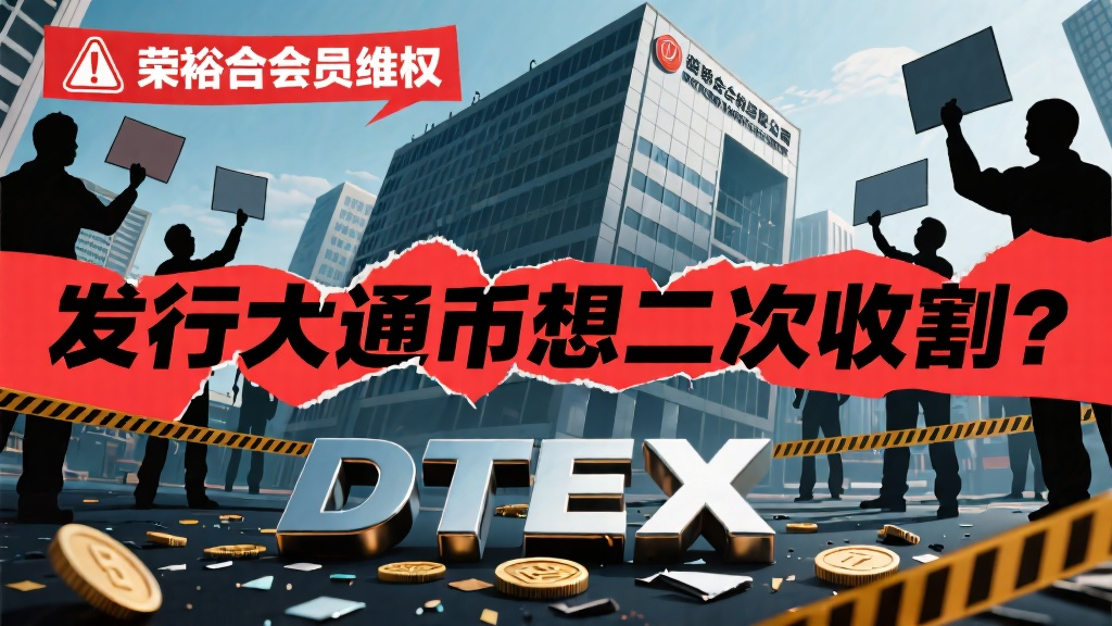 荣裕合已经有会员去公司维权，发行“大通币DTEX”想二次收割-一洼田