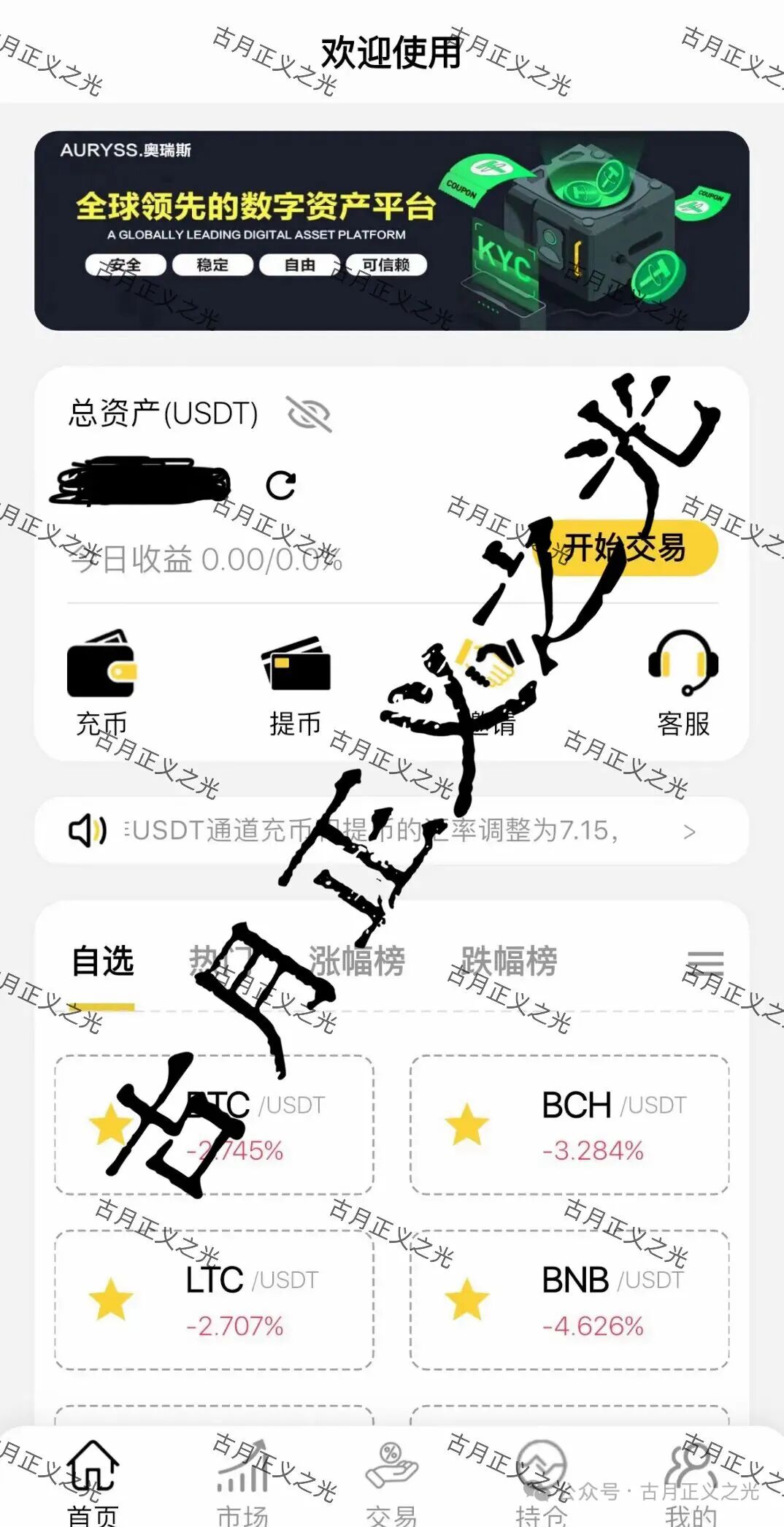 奥瑞斯交易所（智言团队）资金盘骗局，“奕丰金融”老卓改名老陆又来割韭菜了，已经开始单割，马上携款崩盘跑路…-一洼田