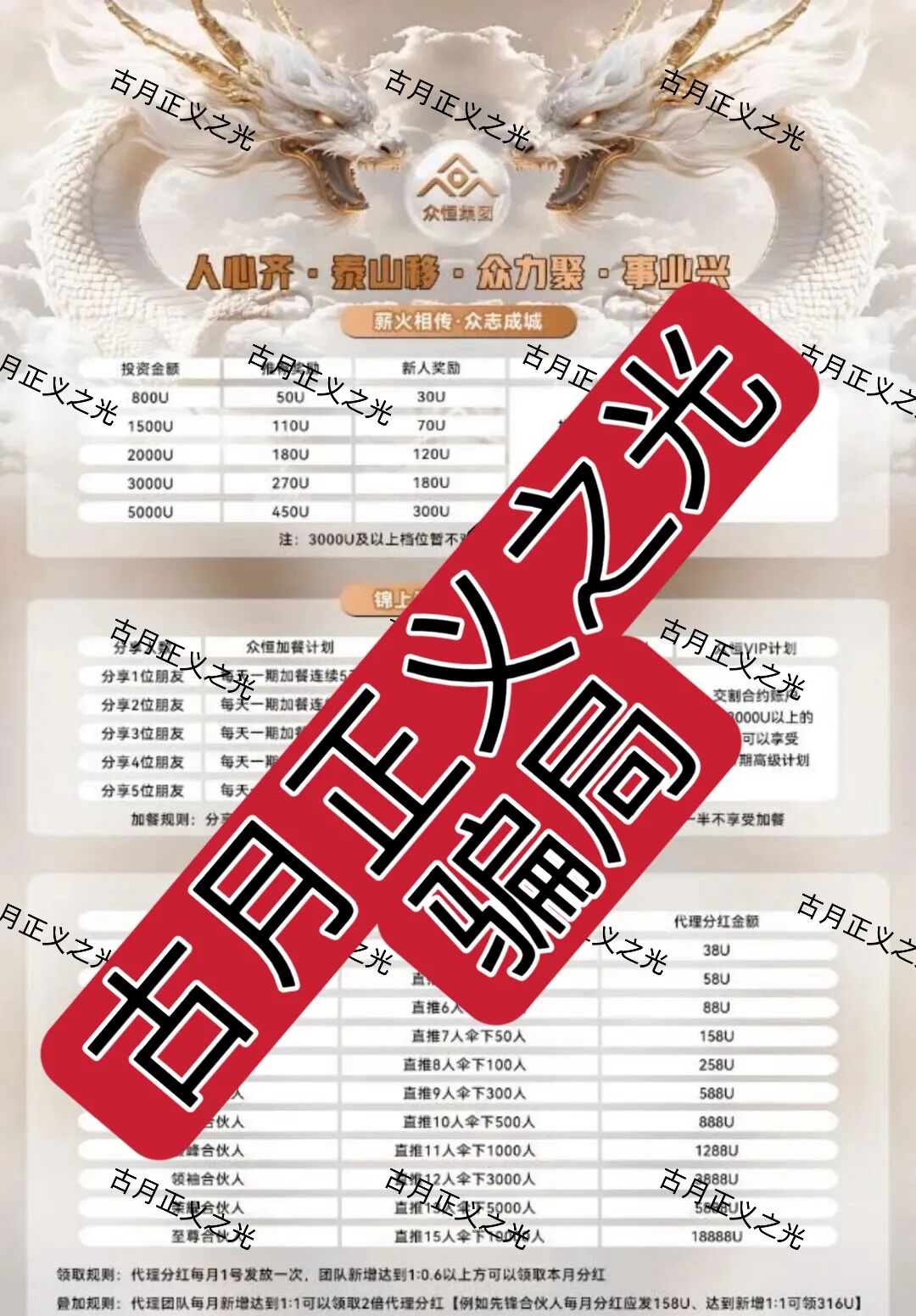 众恒集团合约带单资金盘骗局，优利商务王源军搞的平移重启盘，高危警示，看似稳赚，实则离崩盘只剩一步之遥！-一洼田