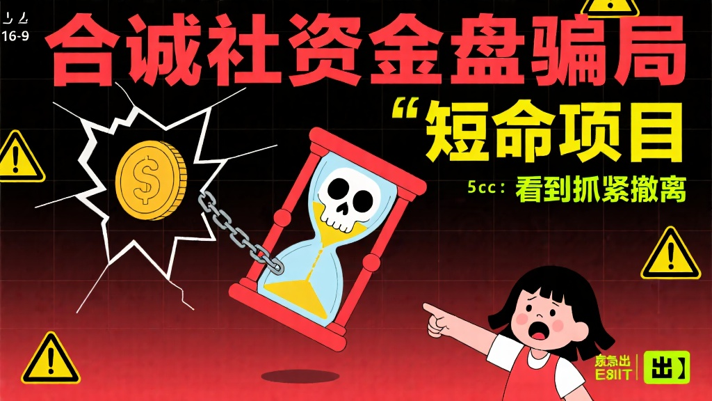 合诚社资金盘骗局,短命项目,看到抓紧撤离-一洼田