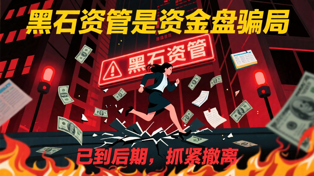 黑石资管股票是资金盘骗局，已到后期，抓紧撤离-一洼田