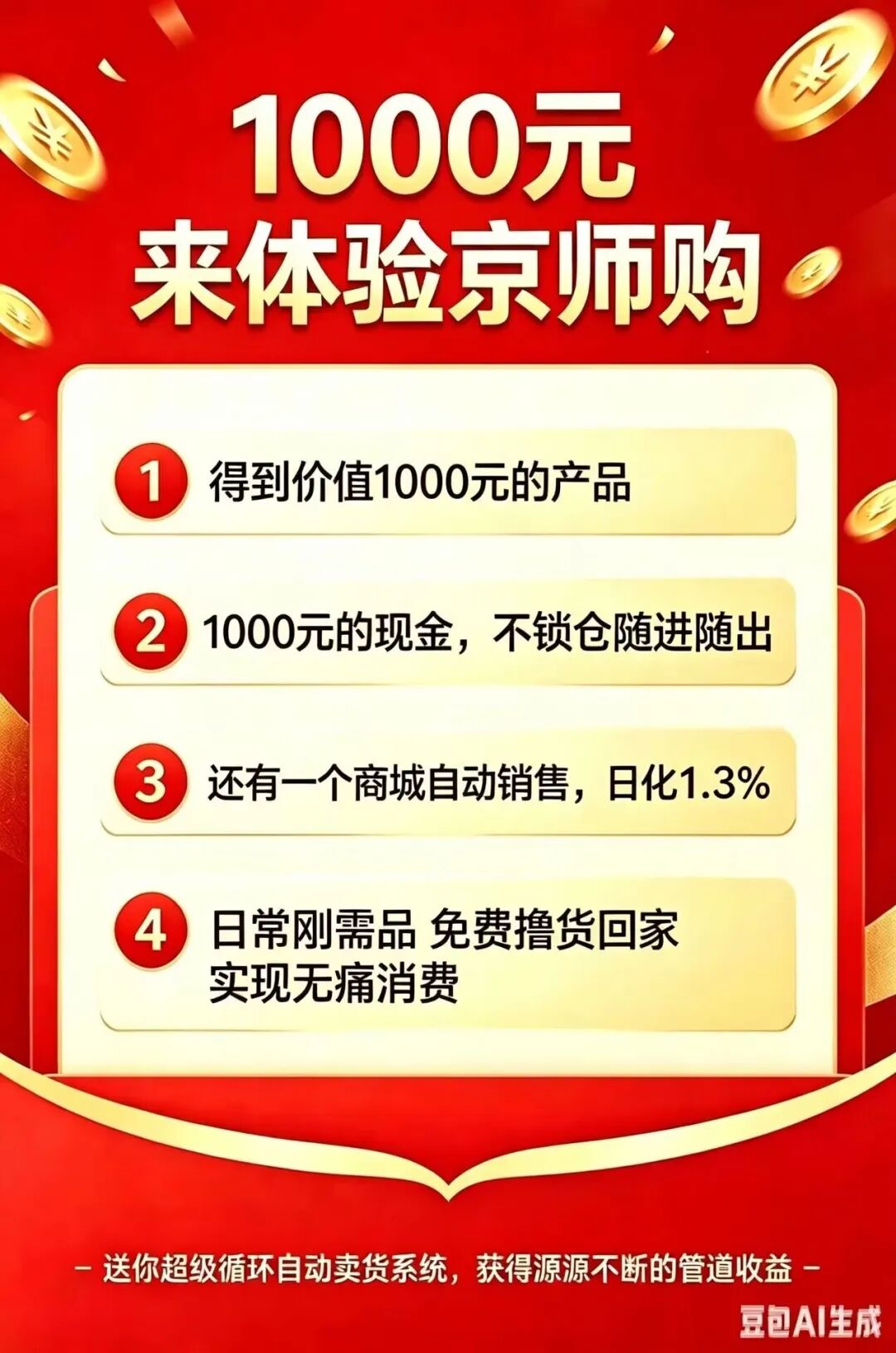 京师购就是彻头彻尾的庞氏骗局!血本无归的苦主别再自欺欺人了
京师购骗局曝光!消费返利全是套路,多少人已经被坑到倾家荡产
别再碰京师购了,那就是个资金盘!返利是饵,本金才是他们的菜
京师购=庞氏骗局!那些晒收益的托,你们良心不会痛吗
京师购的返利甜头全是诱饵,背后的苦主已经哭都哭不出来了-一洼田