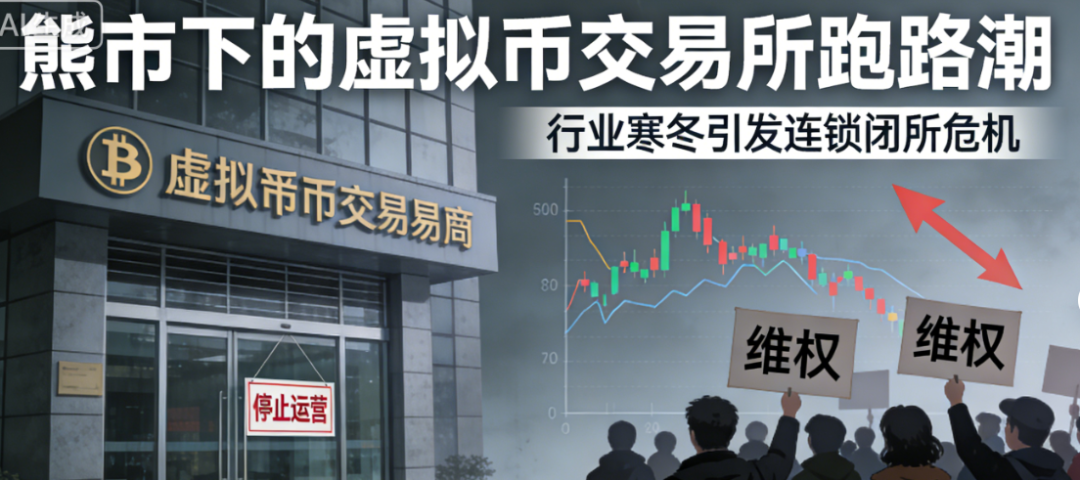 熊市来袭风险加剧，多家虚拟币交易所暴跌后，或将出现关闭潮，ceex交易所等要注意！-一洼田