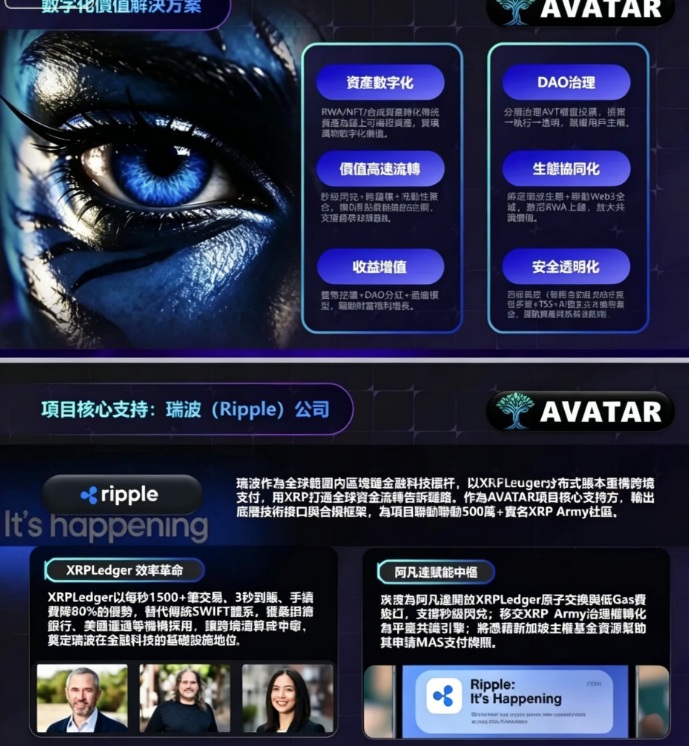别被“AVATAR”骗了！揭秘披着瑞波外衣的资金盘骗局-一洼田