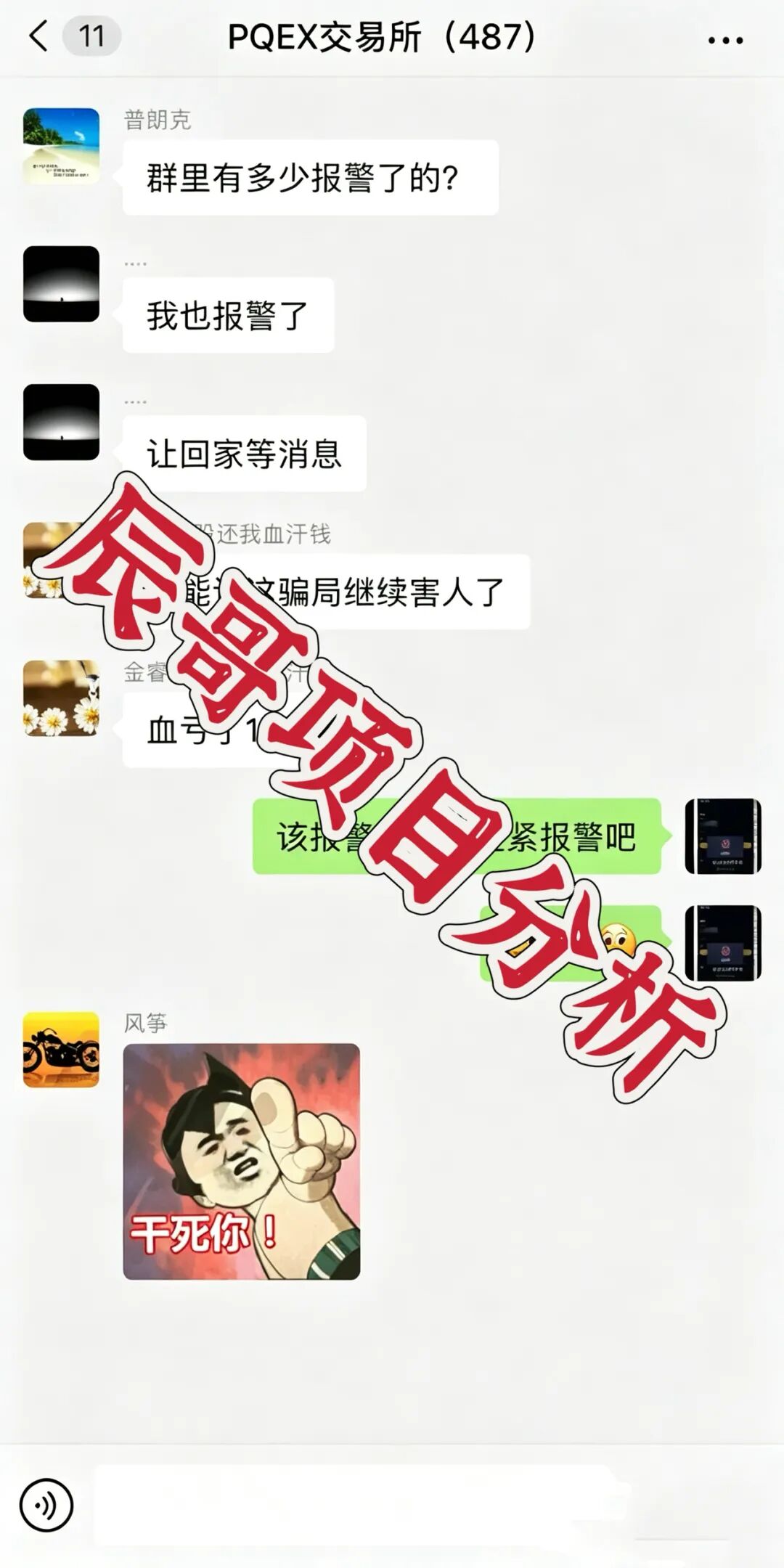 金睿控股PQEX交易所割完又割,操盘手疯狂单割会员崩盘在即-一洼田