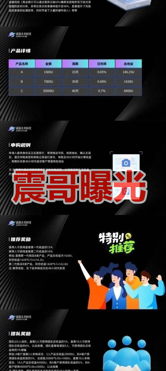 超级未来Super Future AI是资金盘骗局，单割会员，即将崩盘-一洼田